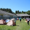 В палаточных лагерях