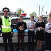 Ковернинские сотрудники ОГИБДД и члены Общественного Совета провели акцию «Георгиевская ленточка»